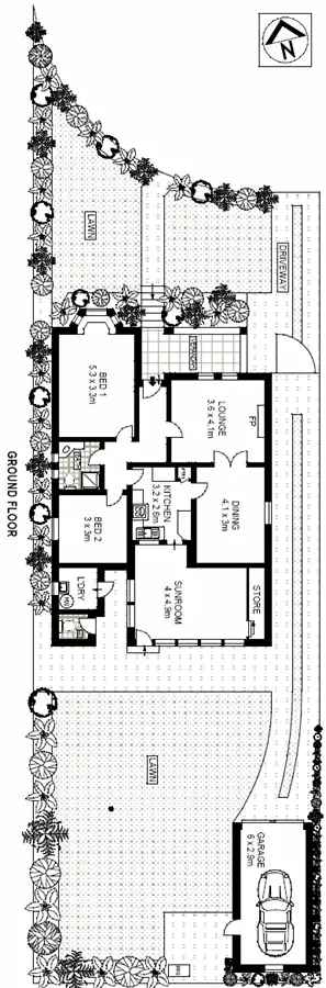Floorplan of Homely house listing, 30 Nicoll Avenue, Earlwood NSW 2206