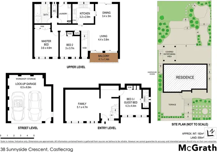 Floorplan of Homely house listing, 38 Sunnyside Crescent, Castlecrag NSW 2068