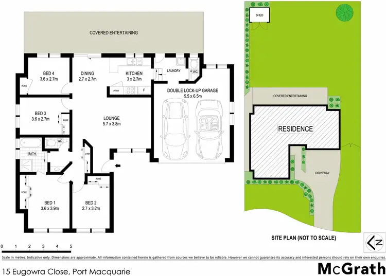 Floorplan of Homely house listing, 15 Eugowra Close, Port Macquarie NSW 2444