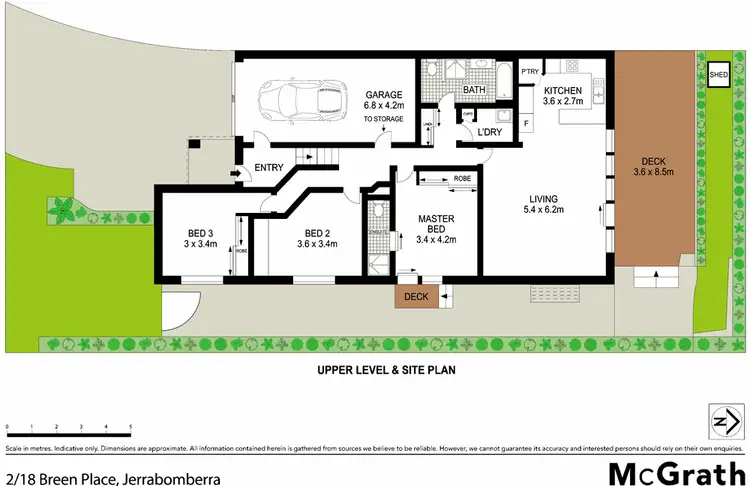 Floorplan of Homely house listing, 2/18 Breen Place, Jerrabomberra NSW 2619