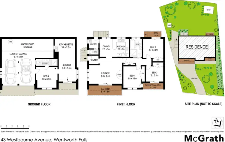 Floorplan of Homely house listing, 43 Westbourne Avenue, Wentworth Falls NSW 2782