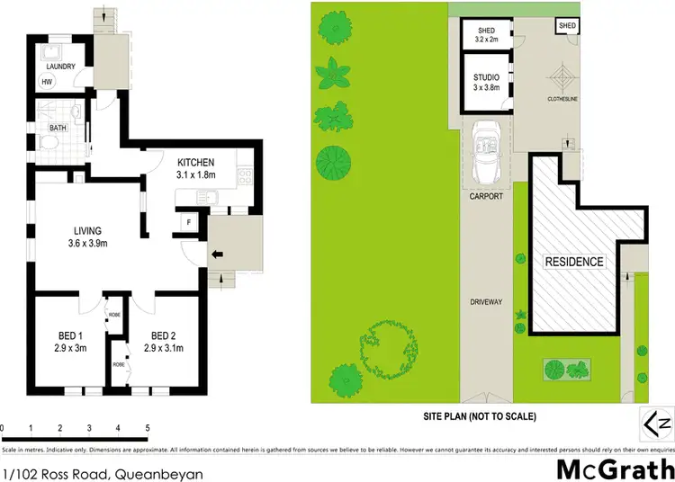 Floorplan of Homely house listing, 1/102 Ross Road, Queanbeyan NSW 2620