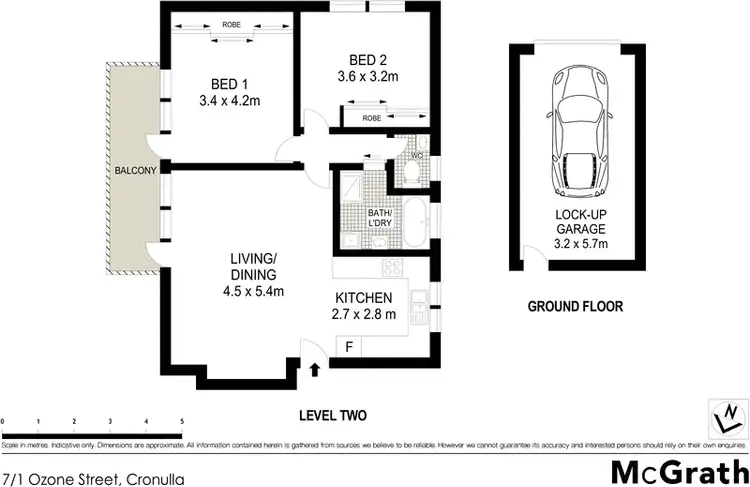 Floorplan of Homely apartment listing, 7/1 Ozone Street, Cronulla NSW 2230