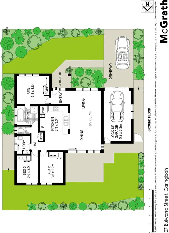Floorplan of Homely house listing, 27 Bulwarra Street, Caringbah South NSW 2229