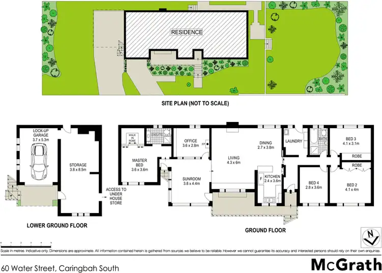Floorplan of Homely house listing, 60 Water Street, Caringbah South NSW 2229