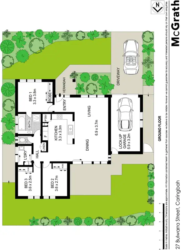 Floorplan of Homely house listing, 27 Bulwarra Street, Caringbah NSW 2229