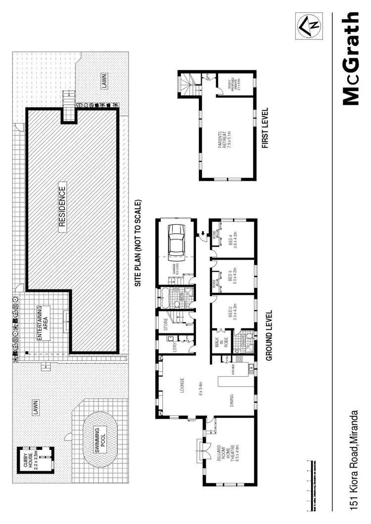 Floorplan of Homely house listing, 151 Kiora Road, Miranda NSW 2228