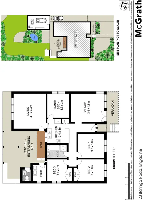 Floorplan of Homely house listing, 23 Baringa Road, Engadine NSW 2233