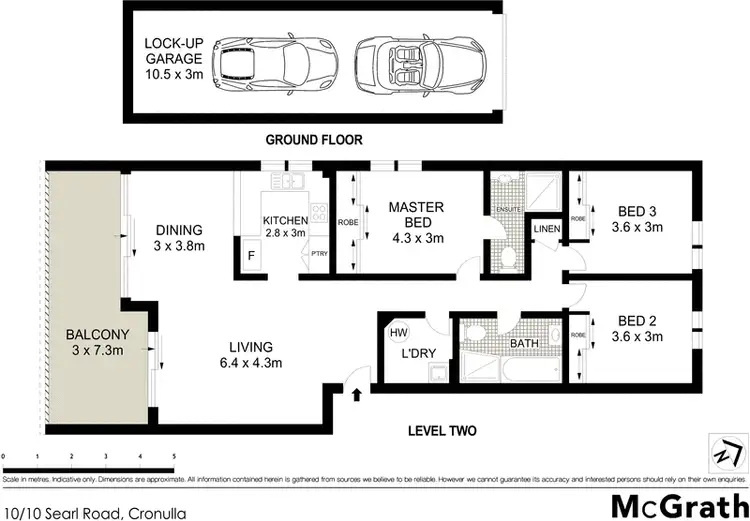 Floorplan of Homely apartment listing, 10/10 Searl Road, Cronulla NSW 2230