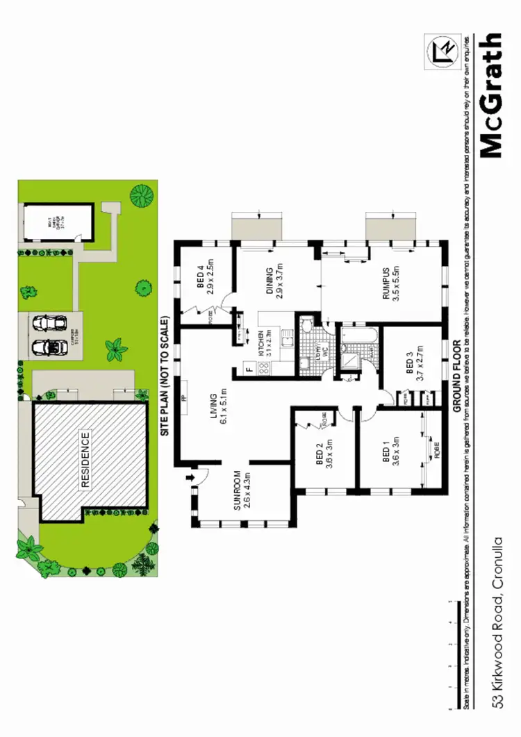 Floorplan of Homely house listing, 53 Kirkwood Road, Cronulla NSW 2230