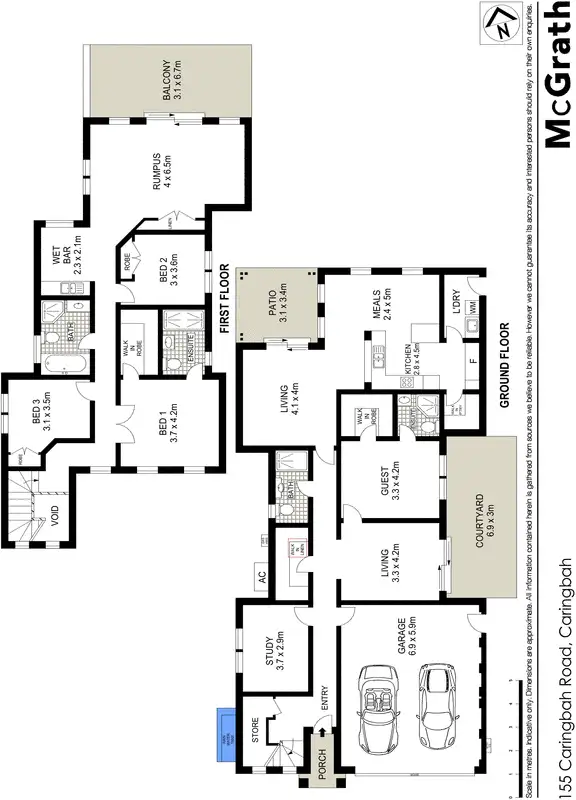 Floorplan of Homely house listing, 155 Caringbah Road, Caringbah NSW 2229