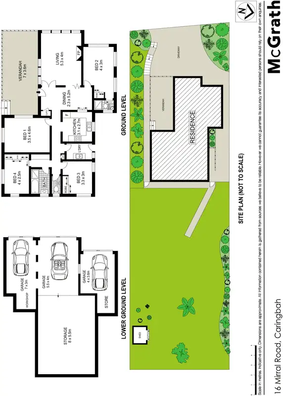Floorplan of Homely house listing, 16 Mirral Road, Caringbah NSW 2229