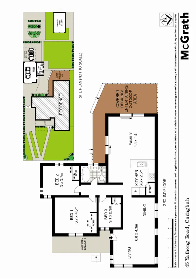 Floorplan of Homely house listing, 45 Yathong Road, Caringbah NSW 2229