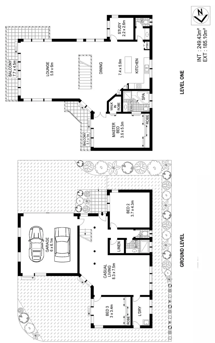 Floorplan of Homely townhouse listing, 52 Fernleigh Road, Caringbah NSW 2229