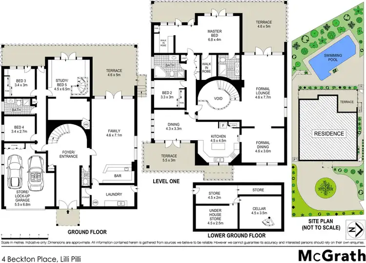 Floorplan of Homely house listing, 4 Beckton Place, Lilli Pilli NSW 2229