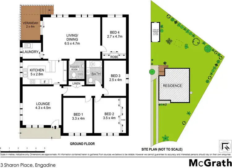 Floorplan of Homely house listing, 3 Sharon Place, Engadine NSW 2233