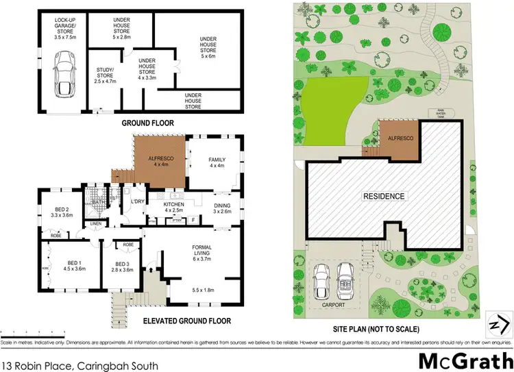 Floorplan of Homely house listing, 13 Robin Place, Caringbah South NSW 2229