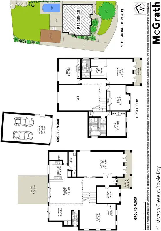 Floorplan of Homely house listing, 41 Matson Crescent, Yowie Bay NSW 2228