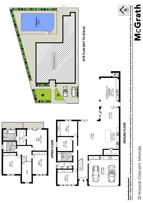 Floorplan of Homely house listing, 20 Woorak Crescent, Miranda NSW 2228