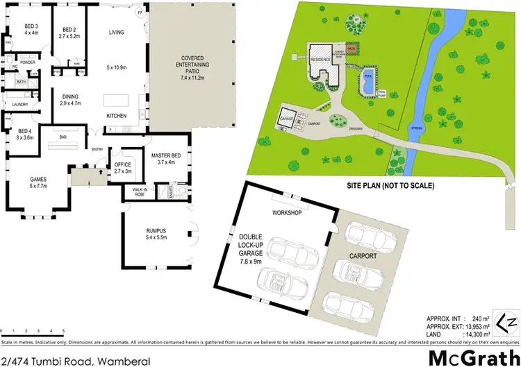 Floorplan of Homely rural property listing, 2/474 Tumbi Road, Wamberal NSW 2260