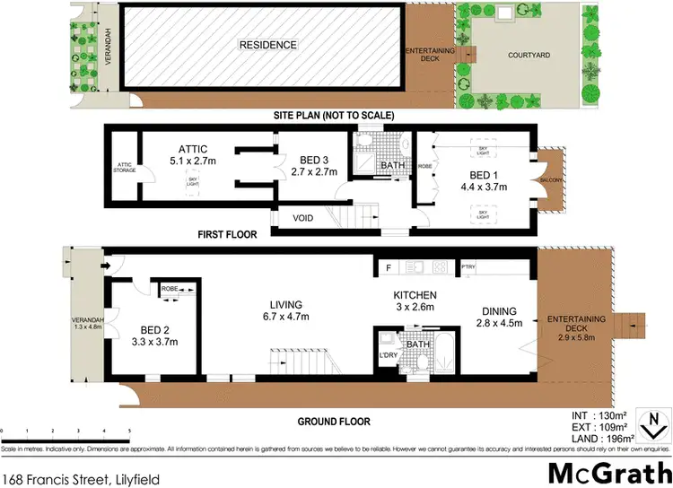 Floorplan of Homely house listing, 168 Francis Street, Lilyfield NSW 2040