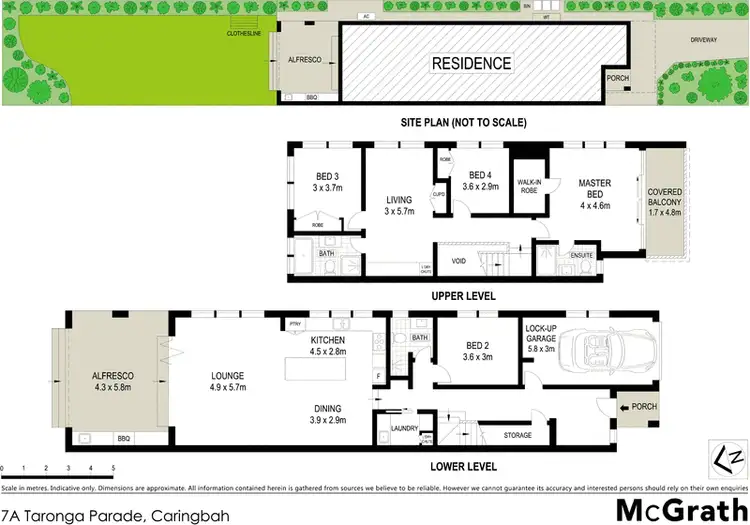 Floorplan of Homely house listing, 7 Taronga Parade, Caringbah NSW 2229