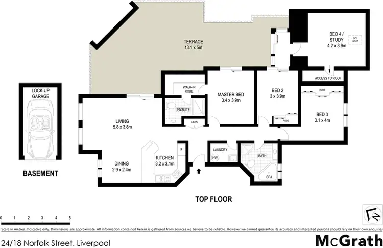 Floorplan of Homely apartment listing, 24/18 Norfolk Street, Liverpool NSW 2170