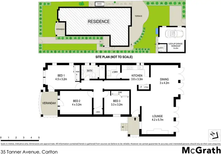 Floorplan of Homely house listing, 35 Tanner Avenue, Carlton NSW 2218