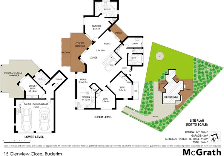 Floorplan of Homely house listing, 15 Glenview Close, Buderim QLD 4556