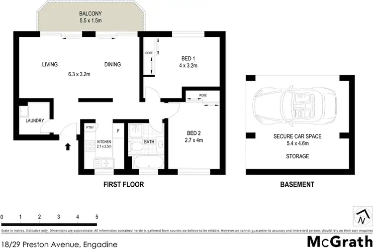 Floorplan of Homely apartment listing, 18/29 Preston Avenue, Engadine NSW 2233