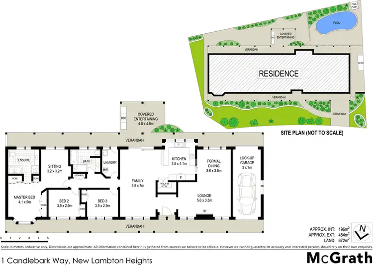 Floorplan of Homely house listing, 1 Candlebark Way, New Lambton Heights NSW 2305