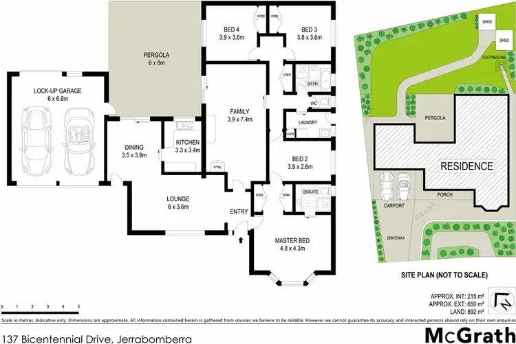 Floorplan of Homely house listing, 137 Bicentennial Drive, Jerrabomberra NSW 2619