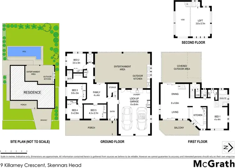Floorplan of Homely house listing, 9 Killarney Crescent, Skennars Head NSW 2478