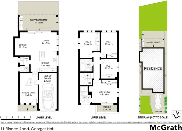 Floorplan of Homely house listing, 11 Flinders Road, Georges Hall NSW 2198