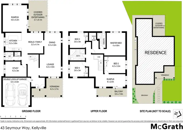 Floorplan of Homely house listing, 43 Seymour Way, Kellyville NSW 2155