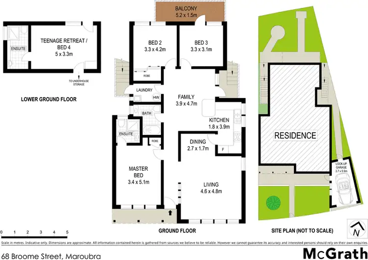 Floorplan of Homely house listing, 68 Broome Street, Maroubra NSW 2035