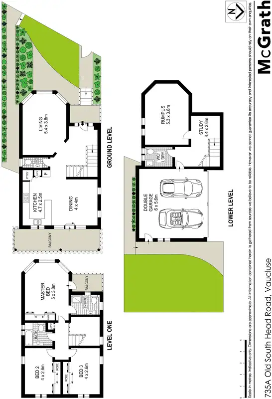 Floorplan of Homely house listing, 735 Old South Head Road, Vaucluse NSW 2030