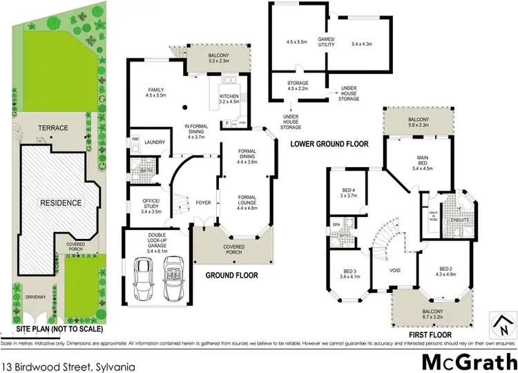 Floorplan of Homely house listing, 13 Birdwood Street, Sylvania NSW 2224