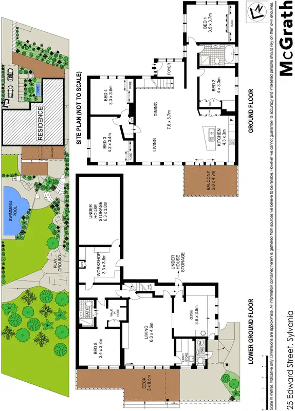 Floorplan of Homely house listing, 25 Edward Street, Sylvania NSW 2224