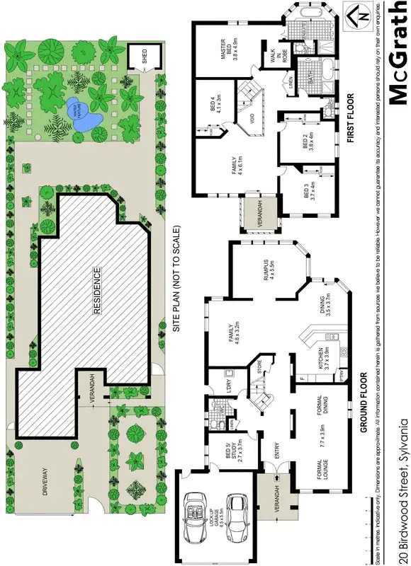 Floorplan of Homely house listing, 20 Birdwood Street, Sylvania NSW 2224