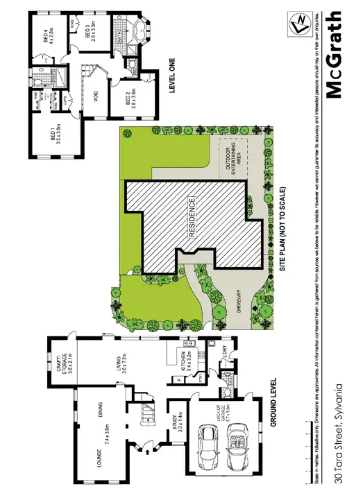 Floorplan of Homely house listing, 30 Tara Street, Sylvania NSW 2224