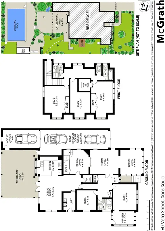 Floorplan of Homely house listing, 60 Vista Street, Sans Souci NSW 2219