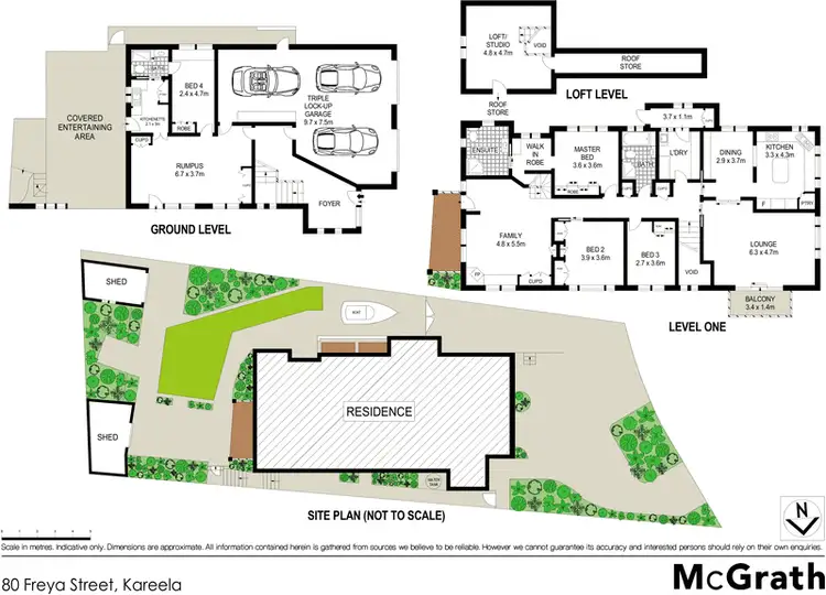 Floorplan of Homely house listing, 80 Freya Street, Kareela NSW 2232