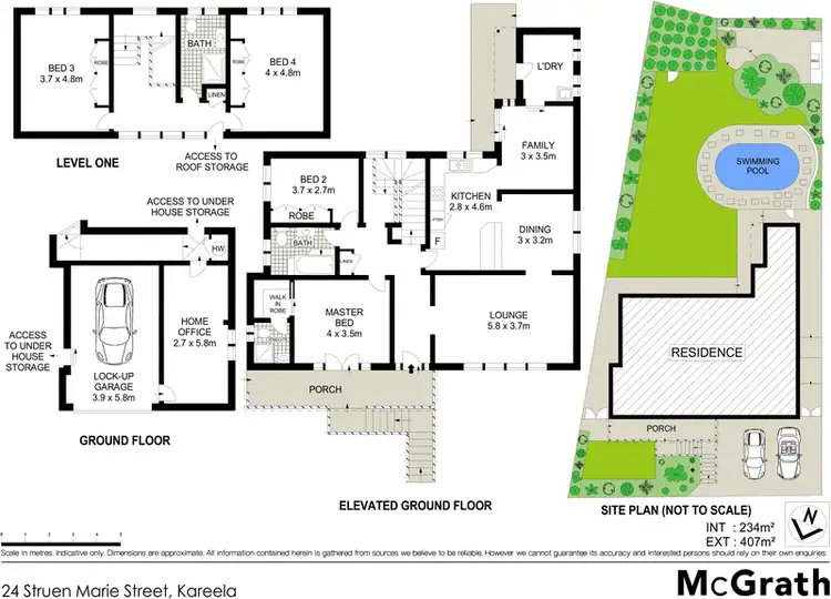 Floorplan of Homely house listing, 24 Struen Marie Street, Kareela NSW 2232
