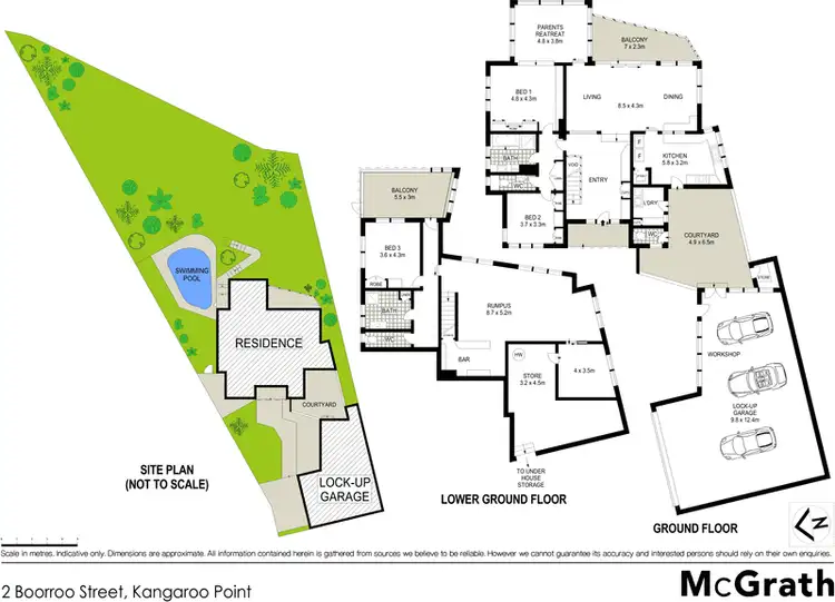 Floorplan of Homely house listing, 2 Boorroo Street, Kangaroo Point NSW 2224