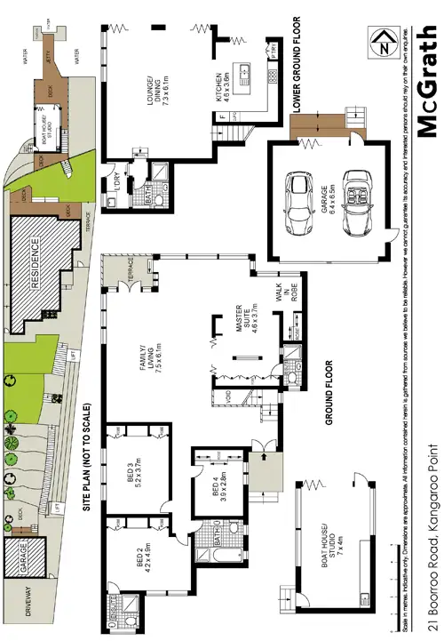 Floorplan of Homely house listing, 21 Boorroo Street, Kangaroo Point NSW 2224