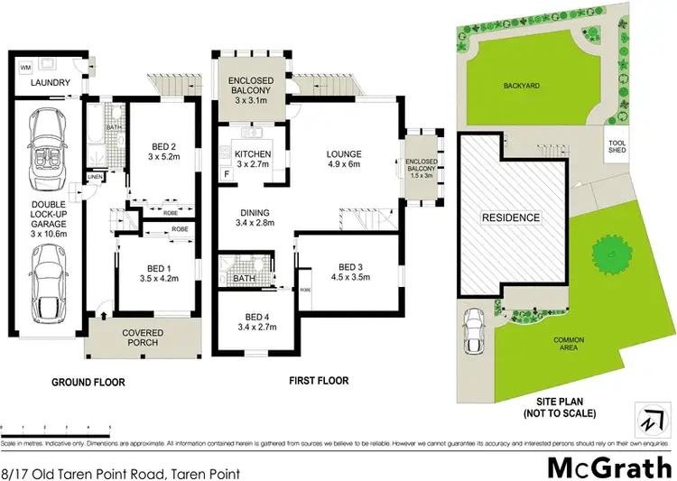 Floorplan of Homely townhouse listing, 8/17 Old Taren Point Road, Taren Point NSW 2229