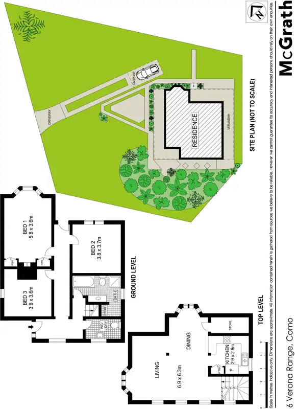 Floorplan of Homely house listing, 6 Verona Range, Como NSW 2226