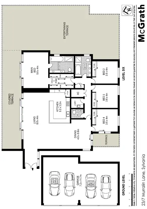 Floorplan of Homely apartment listing, 23/7 Murralin Lane, Sylvania NSW 2224