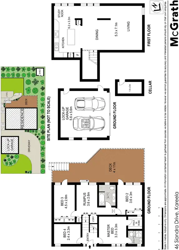 Floorplan of Homely house listing, 46 Siandra Drive, Kareela NSW 2232